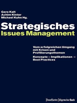 cover image of Strategisches Issues Management